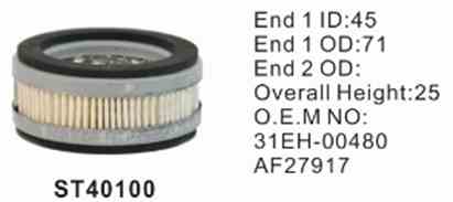 Фильтр воздушный сапуна ST40100 STAL для спецтехники  Фильтр воздушный сапуна ST40100 STAL для спецтехники