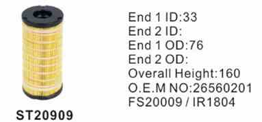 Фильтр топливный ST20909 STAL для спецтехники  Фильтр топливный ST20909 STAL для спецтехники