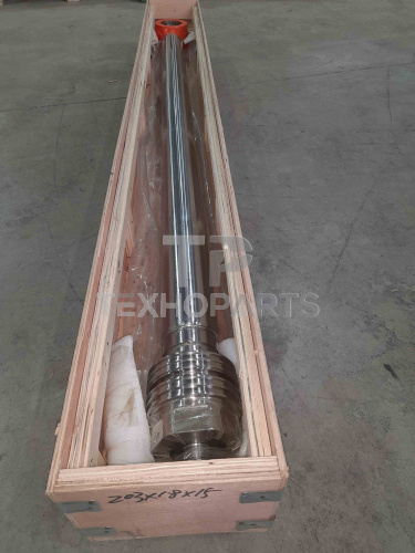 Шток гидроцилиндра рукояти с поршнем S320502R ZX200-3 Shimitsu для спецтехники  Шток гидроцилиндра рукояти с поршнем S320502R ZX200-3 Shimitsu для спецтехники