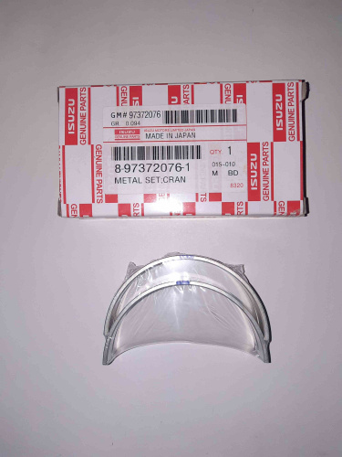 Вкладыши коленвала 8973720761 4HK1, 6HK1 ISUZU   для спецтехники  Вкладыши коленвала 8973720761 4HK1, 6HK1 ISUZU   для спецтехники