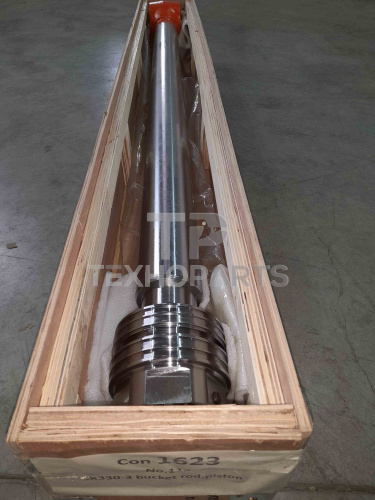 Шток гидроцилиндра ковша с поршнем S333021R ZX330-3 Shimitsu для спецтехники  Шток гидроцилиндра ковша с поршнем S333021R ZX330-3 Shimitsu для спецтехники
