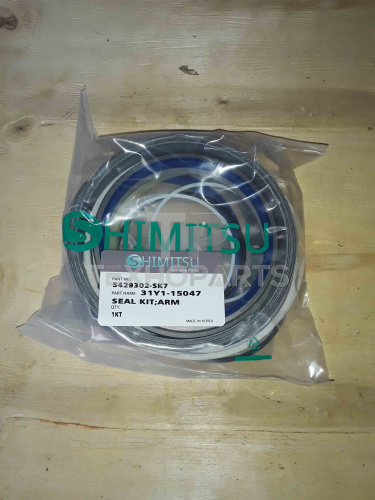 Ремкомплект гидроцилиндра рукояти S429302-SK7 R290LC-7 Shimitsu для спецтехники  Ремкомплект гидроцилиндра рукояти S429302-SK7 R290LC-7 Shimitsu для спецтехники