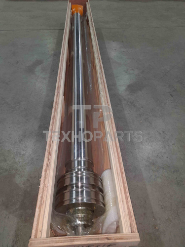 Шток гидроцилиндра рукояти с поршнем S433101R R330LC-9S Shimitsu для спецтехники  Шток гидроцилиндра рукояти с поршнем S433101R R330LC-9S Shimitsu для спецтехники